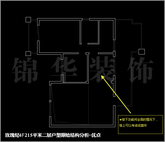 融僑中央花園玫瑰紀(jì)四樓215平米 戶(hù)型